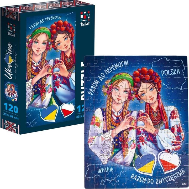 Puzzle 120 Ukraine und Polen (120 pezzi)