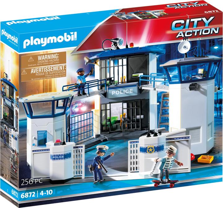 Productafbeelding Playmobil Intl. politiecommandocentrum met gevangenis (6872, Playmobil Stad Actie)