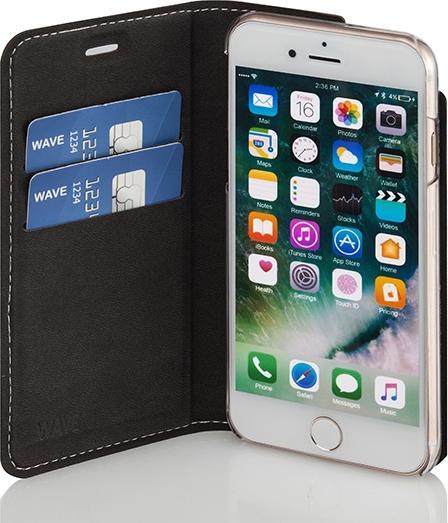 Actual product image Wave BookCase suojakotelo, iPhone 7 / 8 / SE, ruusukulta (Apple iPhone SE (3rd Gen), Apple iPhone 7, Apple iPhone 8)