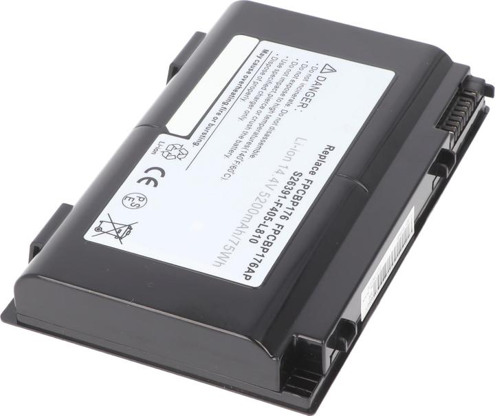 Actual product image XCell 5200mah FPCBP176 Ersatz-Akku für Fujitsu-Siemens LifeBook E8410, E8420 14,4V (5200 mAh)