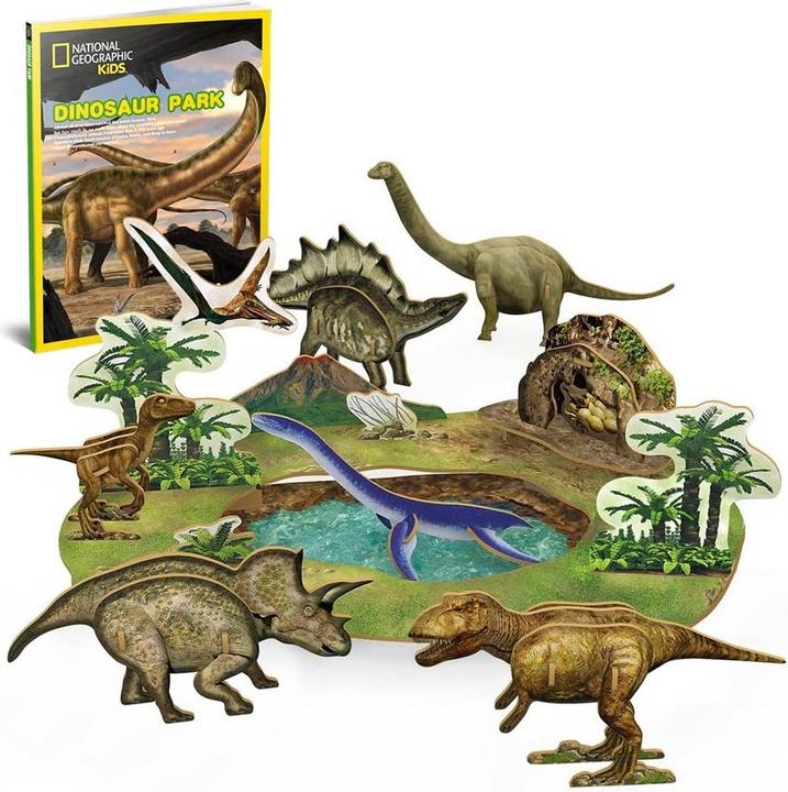 Productafbeelding Cubicfun Cubic Fun 3D puzzel DS0973h National Geographic wereldlicentie Dino Park 43-delig. (43 onderdelen)