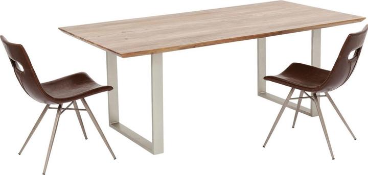 Produktbild Kare Design Tisch Symphony Silber 200x100cm (200 x 100 x 76 cm)