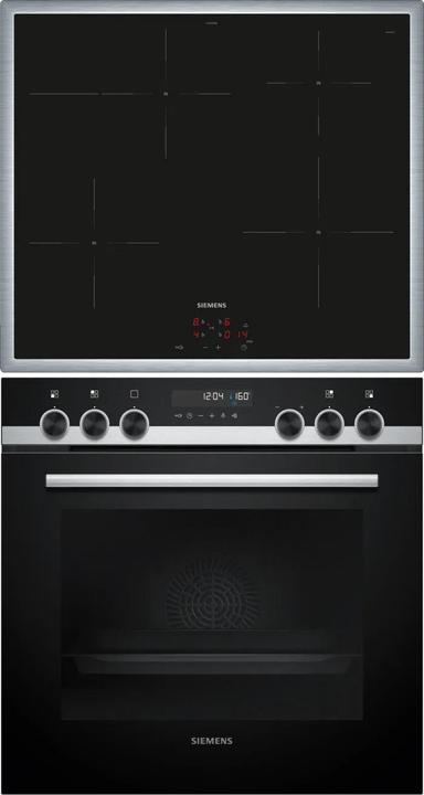 Actual product image Siemens Built-in cooker set, EI645CFB6E + HE578BBS4, built-in cooker, induction hob, PQ521IB02