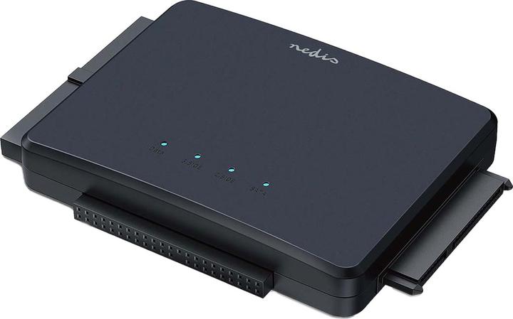 Image du produit Nedis Adaptateur de disque dur | USB 3.2 Gen1 | 2.5 / 3.5 " | IDE + SATA | Alimentation secteur