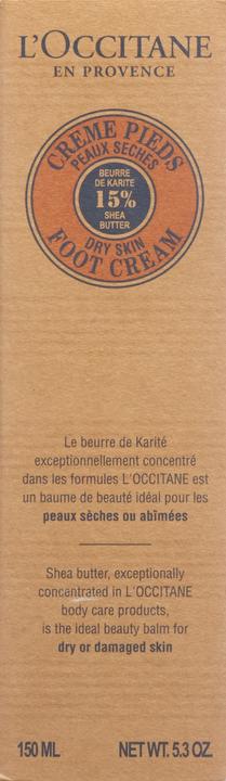 Image du produit L'Occitane Crème pour les pieds (Crème et gel pour les pieds, 150 ml)