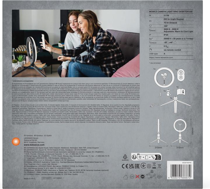 Actual product image Ledvance Linear Led Mobile Ring (Ring light)