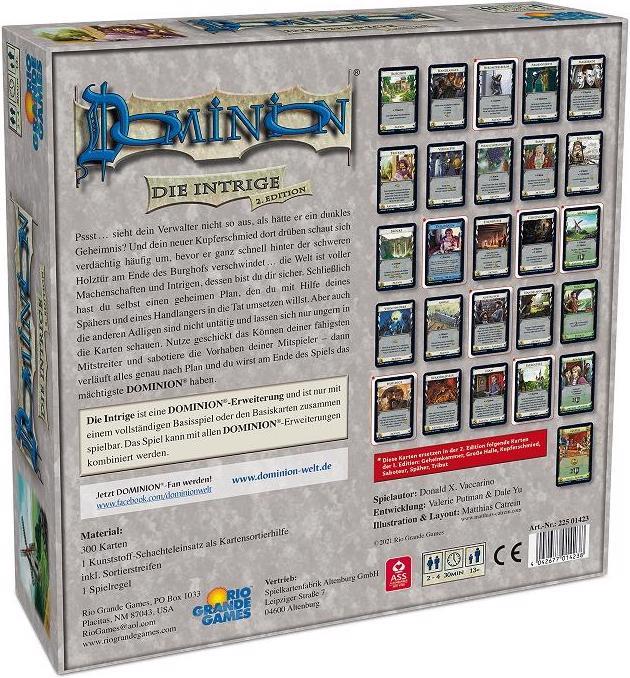 Actual product image Rio Grande Games 22501423 - Dominion® Intrigue 2nd Edition (DE expansion), ages 13 and up (German)