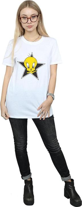 Immagine prodotto Looney Tunes Tweety Pie Star Maglietta Ampia Donna (L)