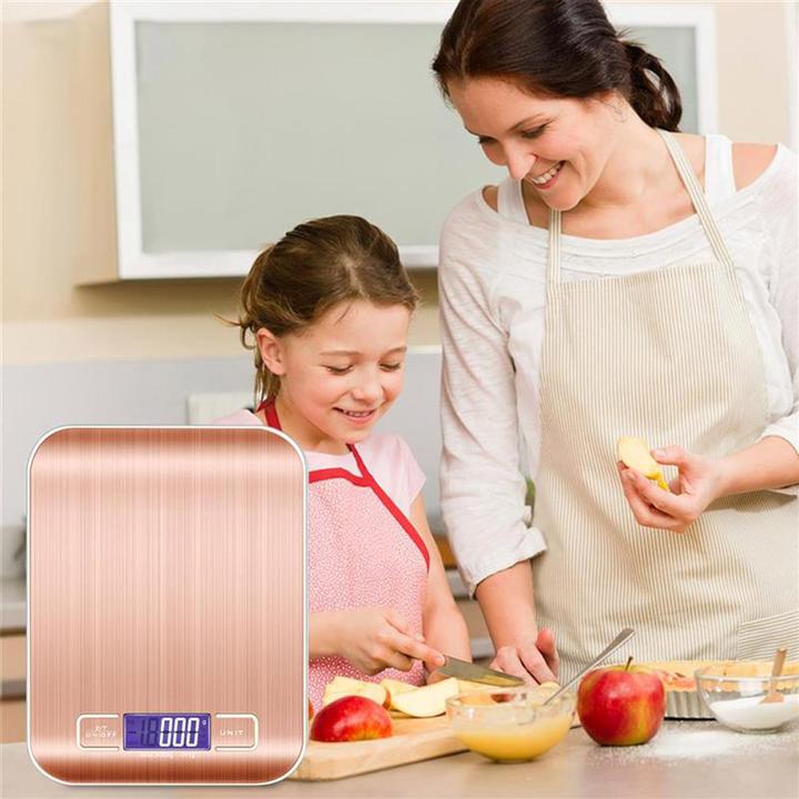 Produktbild Intirilife Digitale Küchenwaage in ROSÉ GOLD
