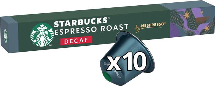 Immagine prodotto Starbucks Decaffeinated Espresso Roast by Nespresso Dark Roast (10 x Porta.)