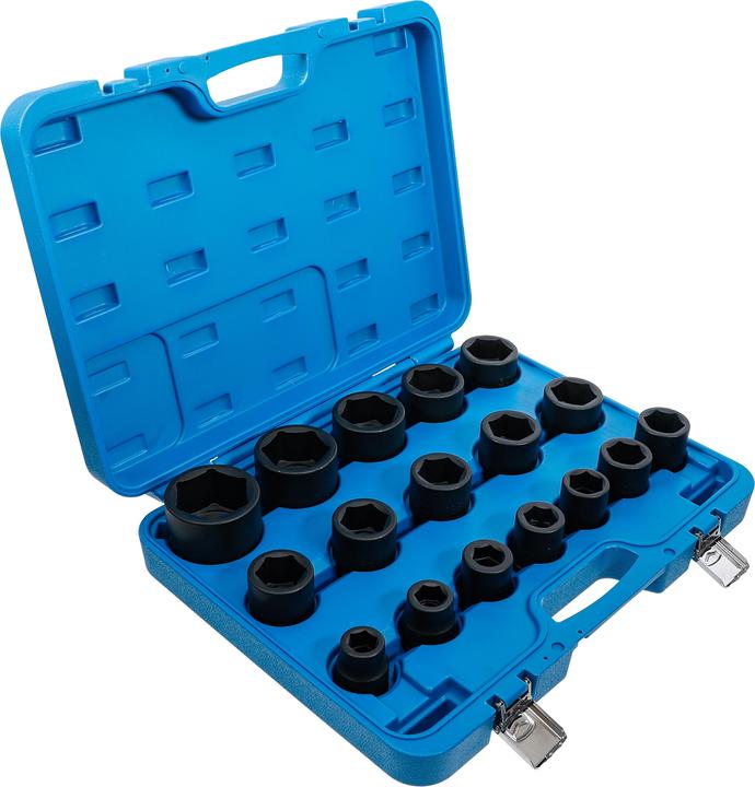 Produktbild BGS Kraft-Steckschlüssel-Einsatz-Satz Antrieb Innenvierkant 20 mm (3/4") SW 19 - 55 mm 17-tlg. (20 mm)