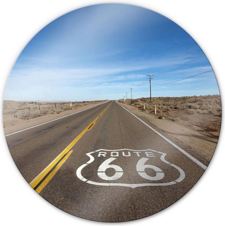 Produktbild Trenddeko Route 66 - rund (Ø 30 cm)