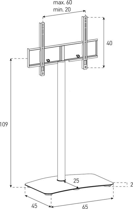 Image du produit Sonorous PL2800 (Universel, 55", 30 kg)