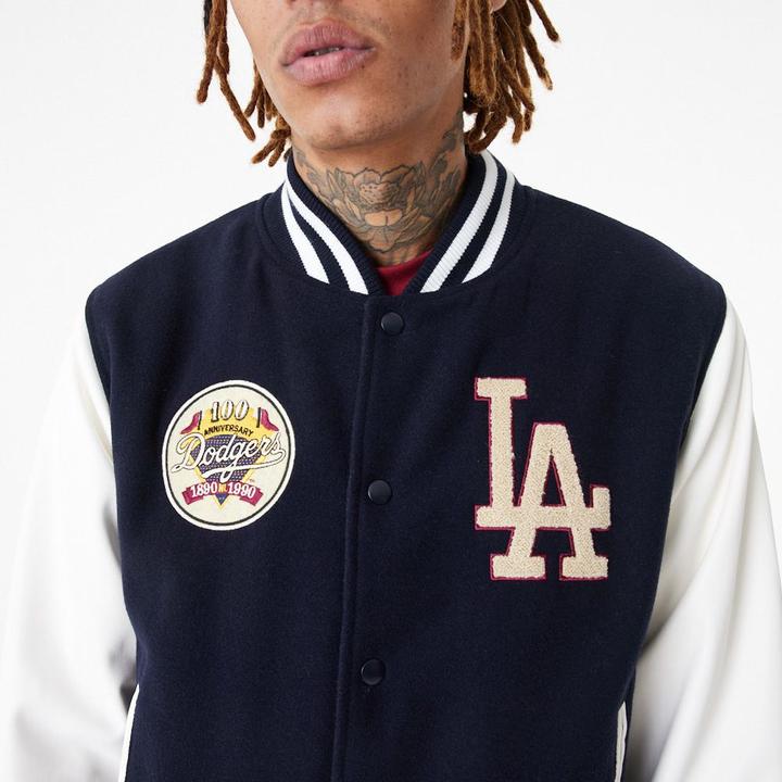 Produktbild New Era MLB Los Angeles Dodgers Large Logo Varsity Bomberjacke Herren (XL)