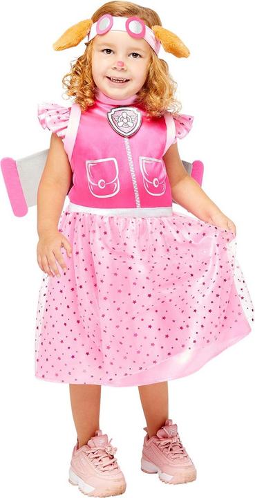 Produktbild Amscan Kinderkostüm Skye aus Paw Patrol, Kleid, Kopfbedeckung, Flügel-Rucksack, Serie, Helfer auf (110)