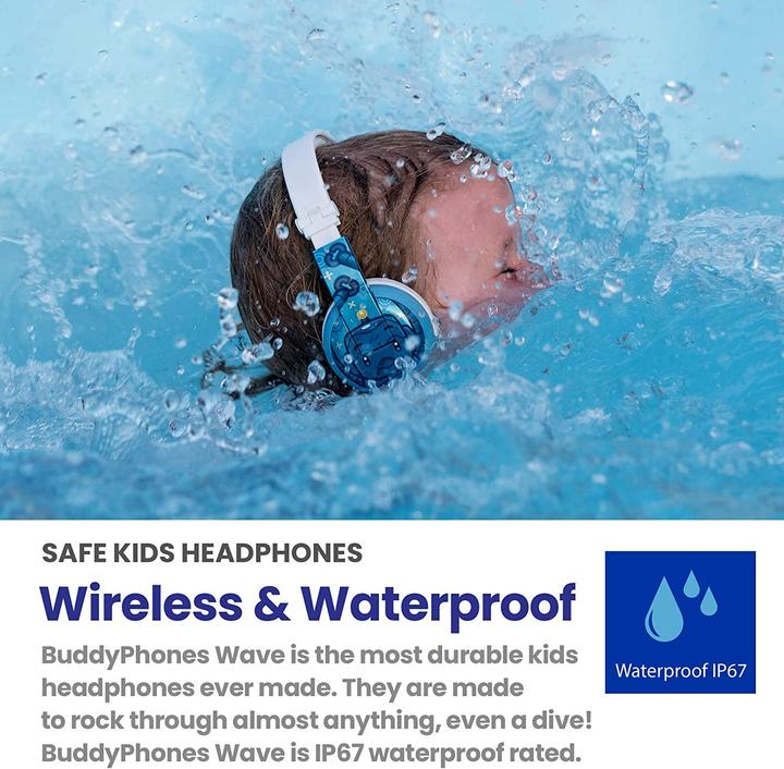 Actual product image Buddyphones Wave children's headphones