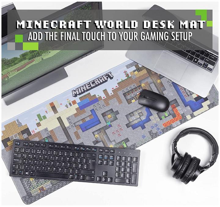Actual product image Paladone Products Minecraft World XL Mouse Pad (30x80cm) (XL)