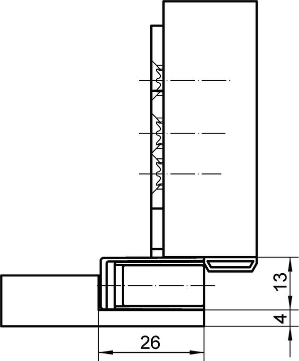 Produktbild Simonswerk Futterzargenplatte KC 50 FZ
