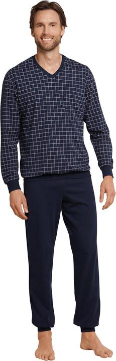 Produktbild Schiesser langer Pyjama Schlafanzug natürlich 100% Baumwolle | auch Übergrössen (64)
