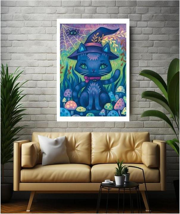 Actual product image Heye Witch Cat Standard 1000 pieces (1000 pieces)