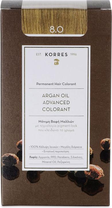 Image du produit Korres Huile d’ Argan Coloration Permanente (8.0 - Blond clair)