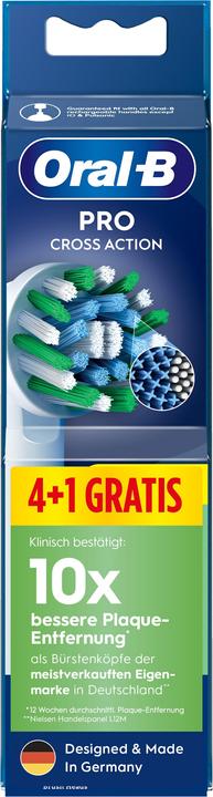 Oral-B Pro CrossAction 4+1 Weiss (5 x)