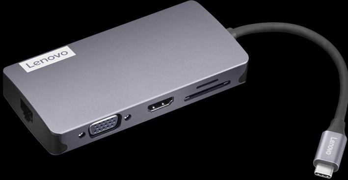 Immagine prodotto Lenovo 150 Dock da viaggio USB-C (P) (USB-C, 4 Porti)