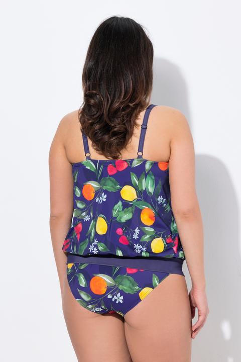 Produktbild Ulla Popken Tankini, Früchte, Softcups, Träger verstellbar, recycelt (46)