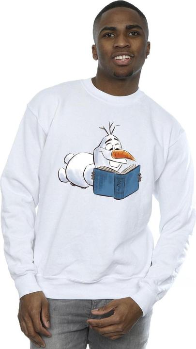 Immagine prodotto Disney Frozen Olaf Reading Felpa Uomo (S)