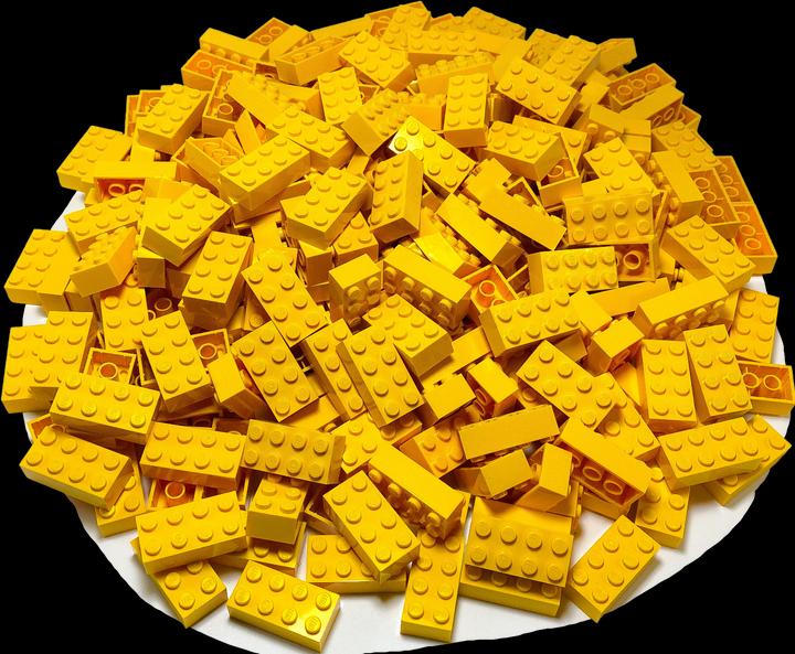 Image du produit LEGO 2x4 Briques Jaunes - Classic, Basic, City - Briques Jaunes 3001 NOUVEAU! Quantité 100x (3001)