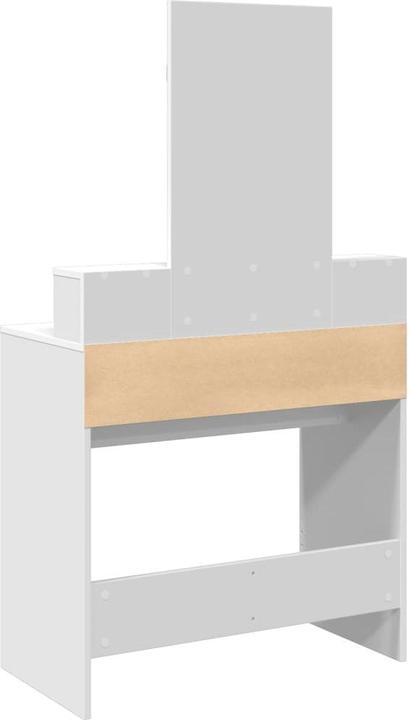 Actual product image VidaXL Dressing Table with Mirror (80 x 41 x 144.5 cm)
