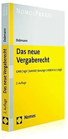 Immagine prodotto Das neue Vergaberecht (Tedesco, Volker Dobmann, 2017)