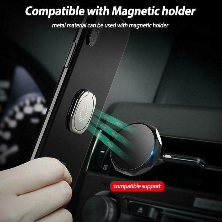 Produktbild PhoneLook Support Ring 360° Austauschbare Finger & Einhand Haltering für Smartphone / Tablets -