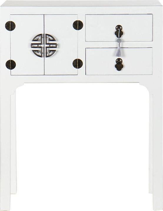Produktbild DKD Home Decor Console White Silver Fir MDF Wood (63 x 26 x 83 cm)