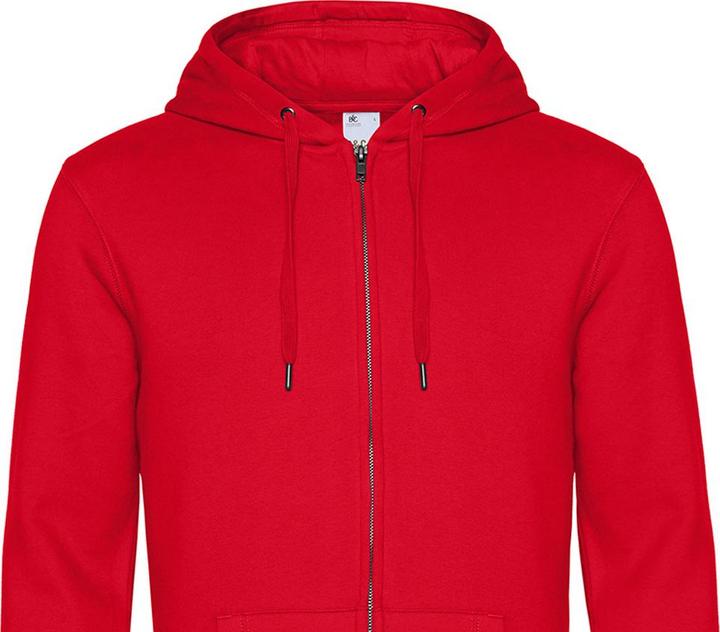 Immagine prodotto B&C Felpa con Cappuccio e Zip Intera Uomo (XS)