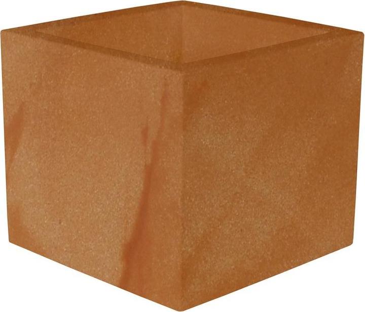 Produktbild Newgarden NARCISO 50 Übertopf, Kübel gross doppelwandig eckig 49x49x45cm terrakotta 54L mit Wasserspe
