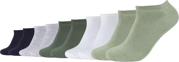 S.Oliver Sneakersocken Unisex für Damen und Herren Atmungsaktiv bequem elastisch natürlicher Baumwolle (10er Pack, 35, 38)