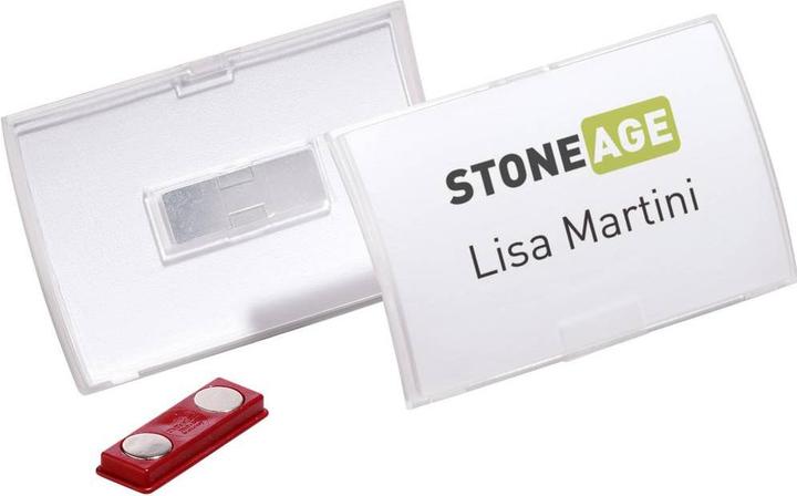 Durable Click Fold Namensschild mit Magnet
