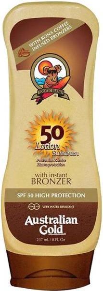 Produktbild Australian Gold Lotion mit Bronzer (Sonnenlotion, SPF 50, 237 ml)