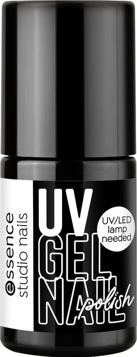 essence Nagellack Studio Nails UV Gel Nail 01 WHITE all night (01 WHITE all night, UV-Gel Lack)