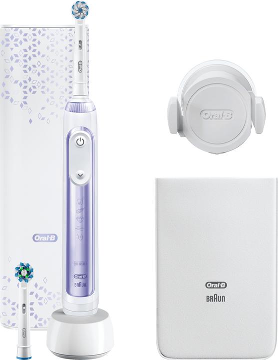 Oral-B Genius 80326278 Elektrische Zahnbürste Erwachsener Rotierende-vibrierende Zahnbürste Violett (Oszillierende Zahnbürste)