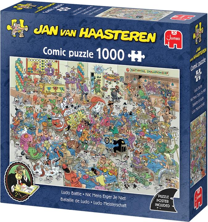 Actual product image Jan van Haasteren Ludo Battle (1000 pieces)