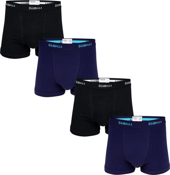 Productafbeelding Oddballs Effen boxershort heren (4-pack) (S, Pakje van 4)