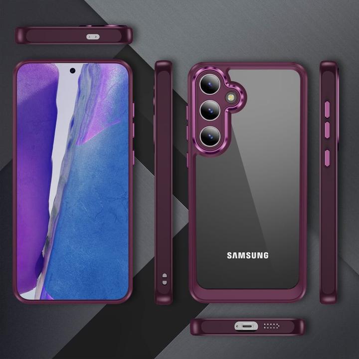 Actual product image Cover-Discount Cover with camera protection wine red (Samsung Galaxy S24+)