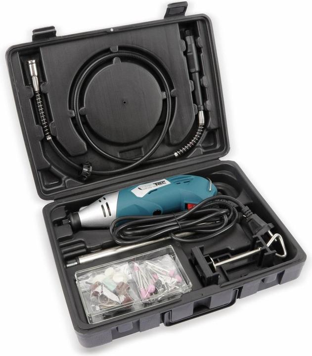 Actual product image Chilitec Mini drill "DRILL-FLEX, 40-piece, with flexible shaft (Electrical connection)