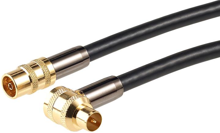 Immagine prodotto Auvisio Cavo d'antenna HDTV Premium con connettore coassiale (105 dB, Cavi antenna)