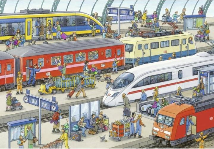 Produktbild Ravensburger Trubel am Bahnhof (24 Teile)