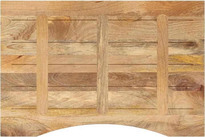 Produktbild VidaXL Schreibtischplatte Tischplatte Holzplatte mit Aussparung Massivholz Mango (80 x 60 x 2.5 cm)