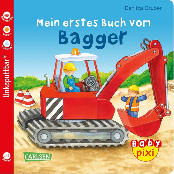 Actual product image Baby pixi - My first book about the excavator (German)