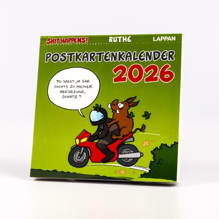 Produktbild Shit happens! Postkartenkalender 2026 (Deutsch)